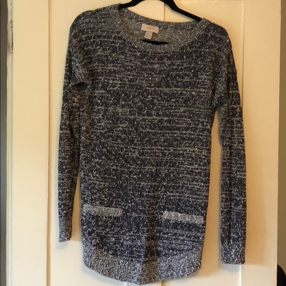 Navy speckled sweater - Picture 1 of 4